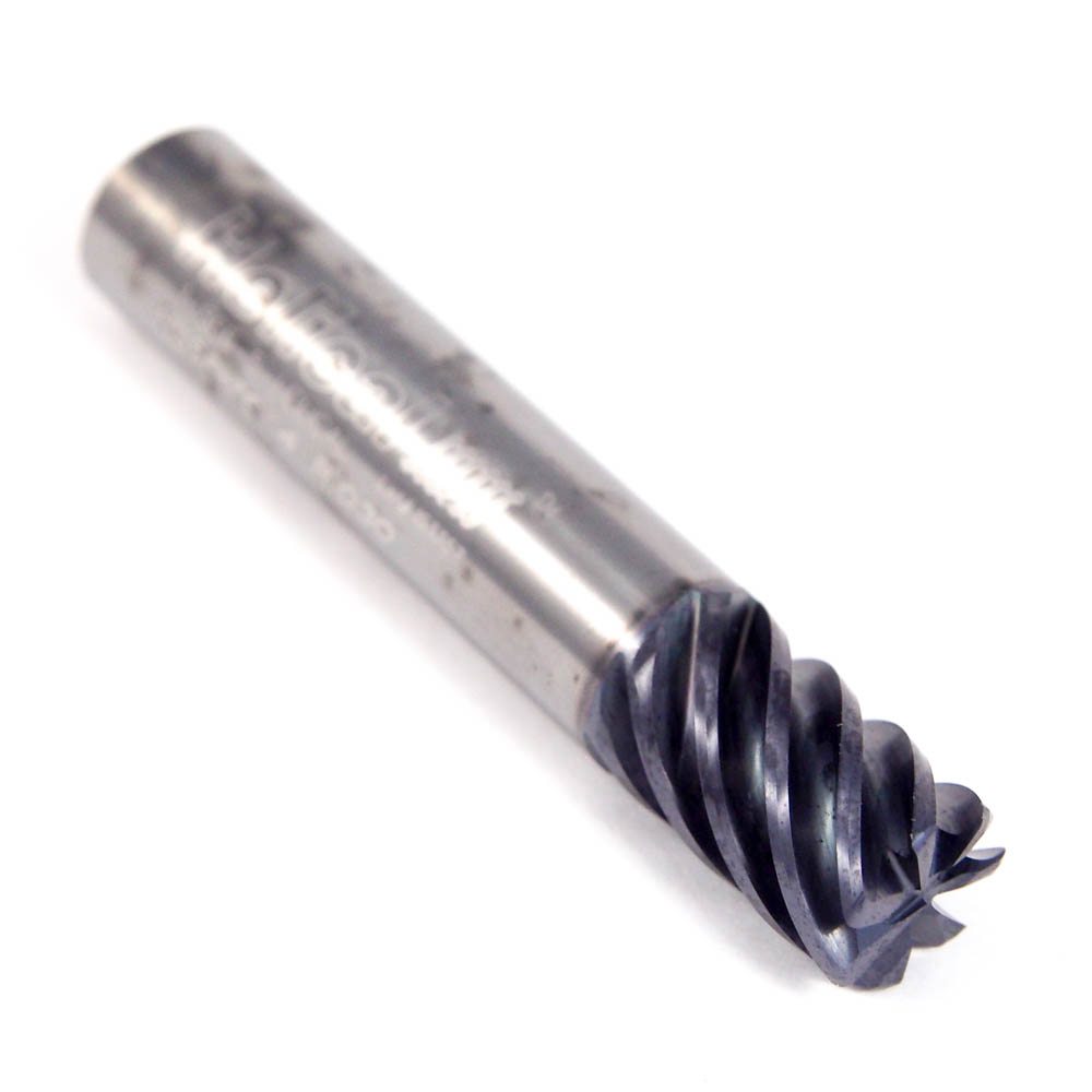HELICAL Carbide Corner Radius End Mill 3/8″ 7FL 0.030″ Radius - Dan's