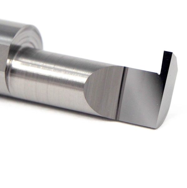 No Cutting Radius Solid Carbide Tool BB-360750SG 3/8 Shank Diameter Micro 100 2-1/2 Overall Length Right Hand Boring Tool 0.750 Maximum Bore Depth 0.090 Projection TiN Coated 0.360 Minimum Bore Diameter 