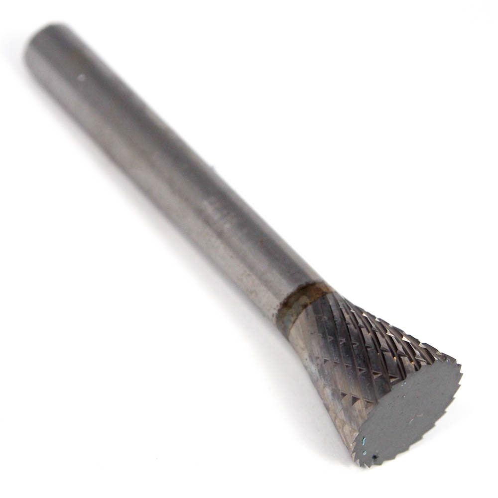 15925 Inverted Cone Shape SN-6-1/4" Shank 1x NEW SGS Solid Carbide Bur 