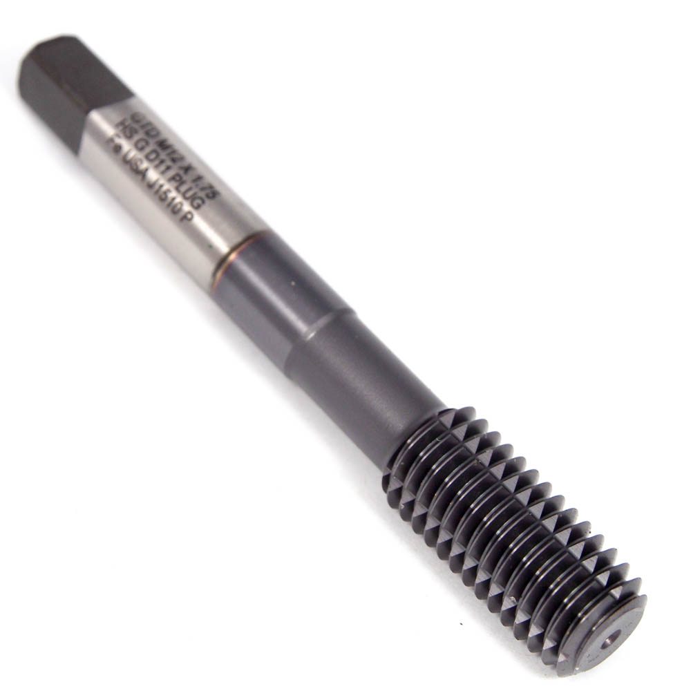 Widia plug thread forming tap m12x1 75 d11 hss ticn 18766 dan s