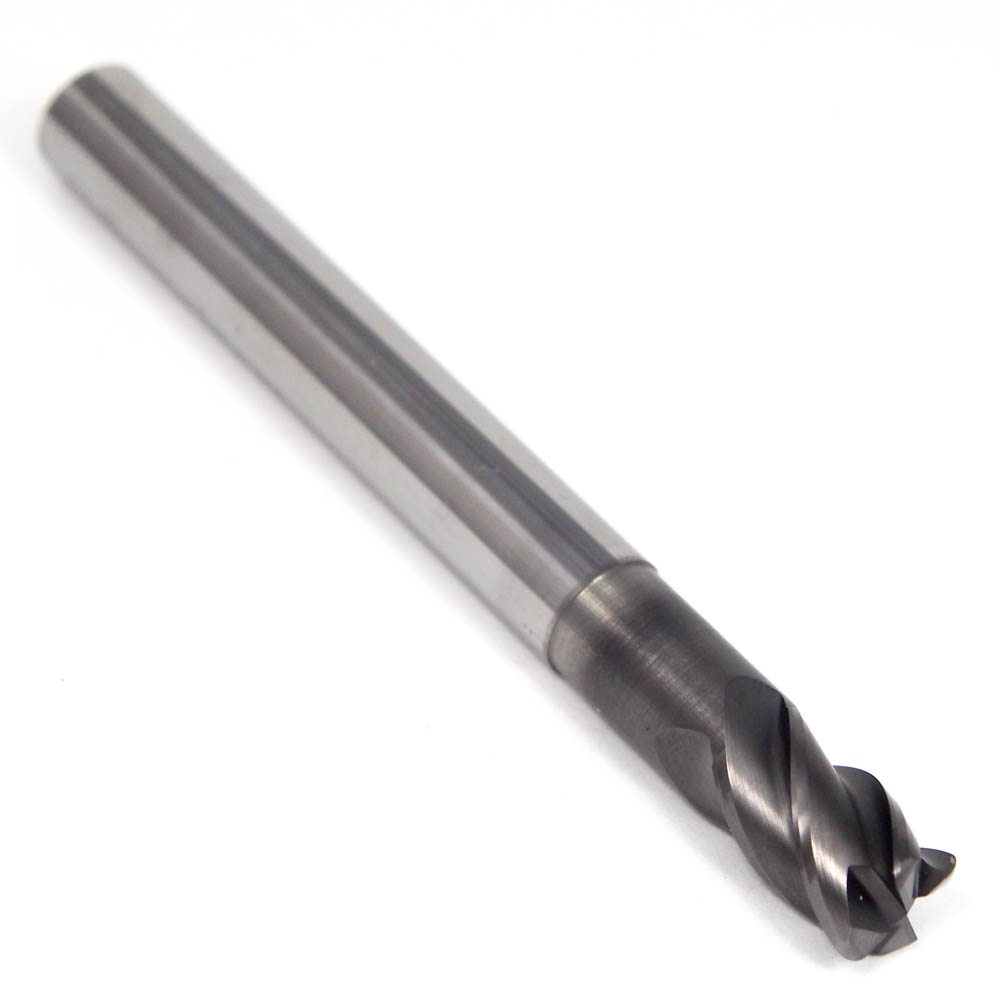Carbide Corner Radius End Mill 8mm 4FL 1mm Radius - Dan's Discount Tools