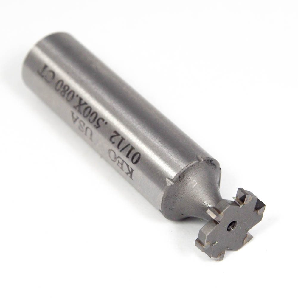 KEO Carbide-Tipped Keyseat Cutter 1/2" x 0.080" 6 Teeth 99811-017