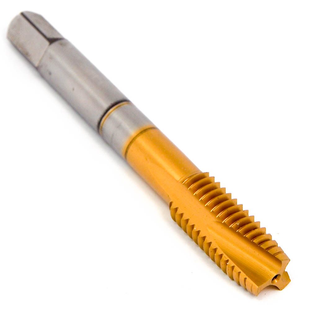 GREENFIELD Plug Spiral Point Tap M12x1.75 D6 3FL HSS-E TiN 72927 