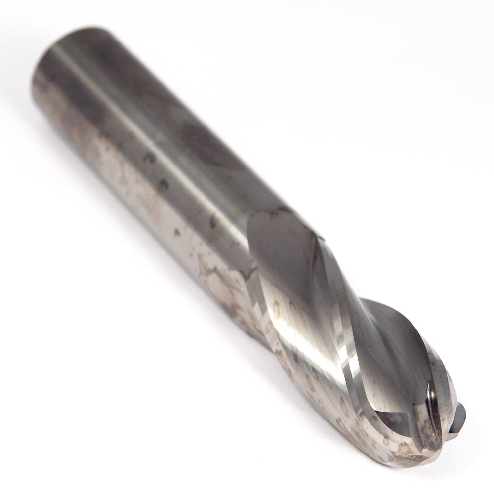 3/4 Solid Carbide Ball Nose End Mill 4 Flute 4" Length USA HTC 135-4750 for sale online 