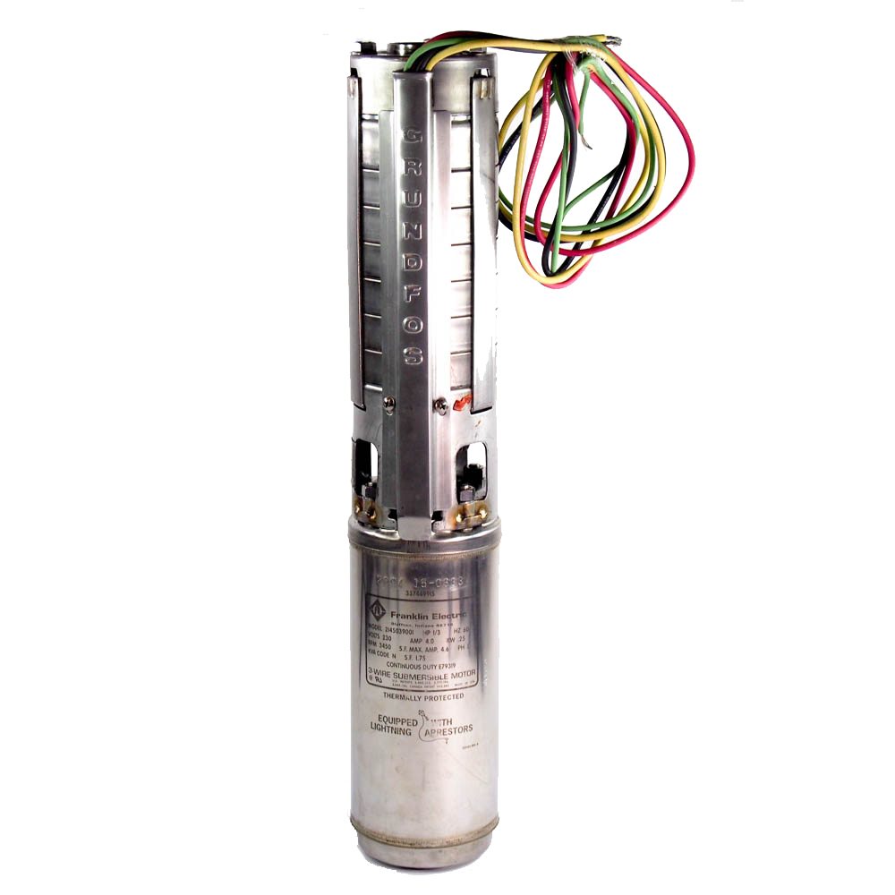 GRUNDFOS 10S03-6 4" Stainless Steel Submersible Pump 230V 1 Phase