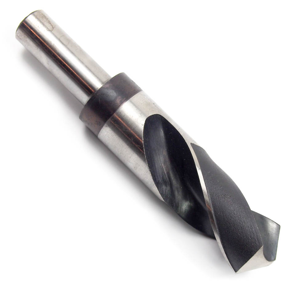 Drill Bits 1-3/16 Round Shank High Speed Steel 1/2 Shank Silver & Deming