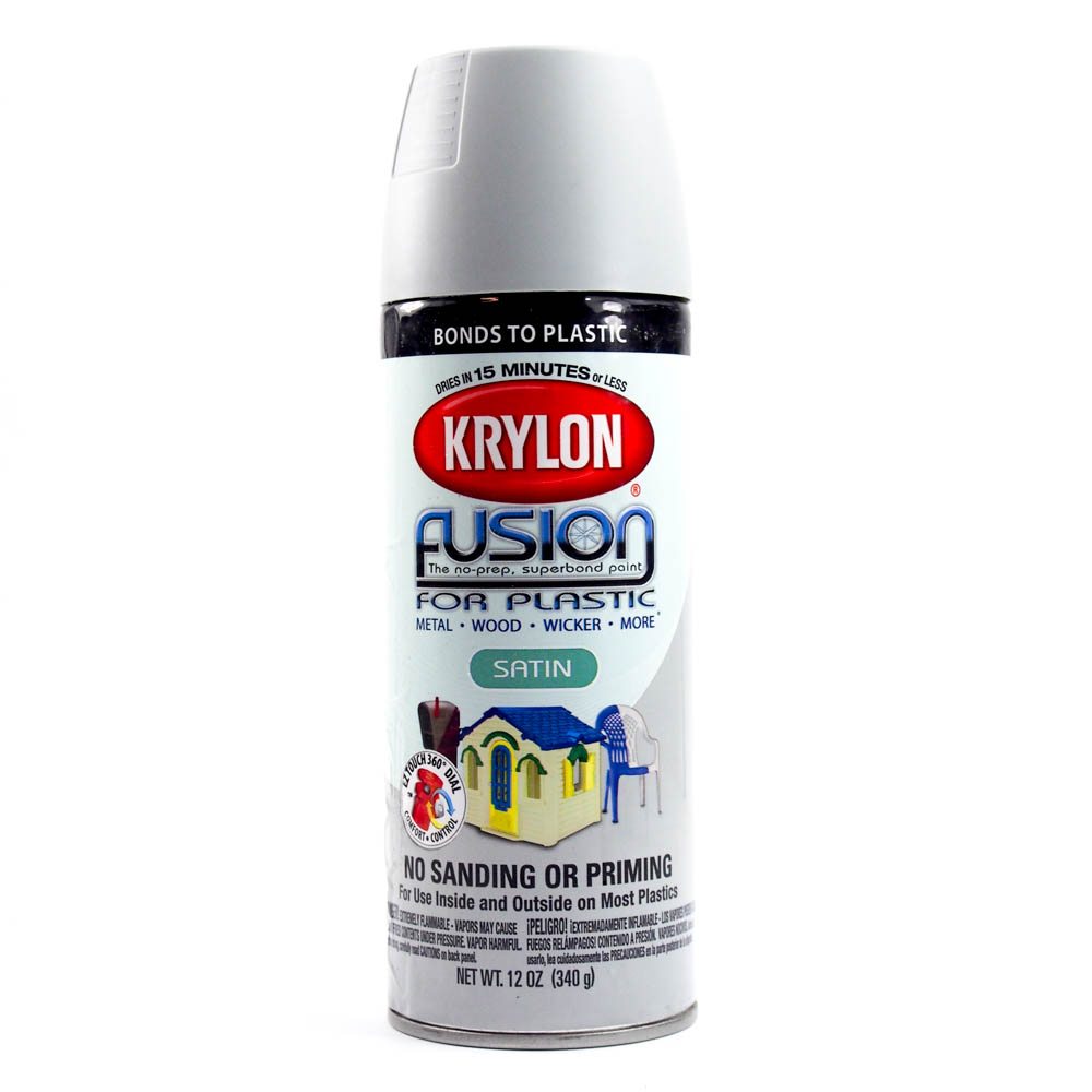 plastic spray can
