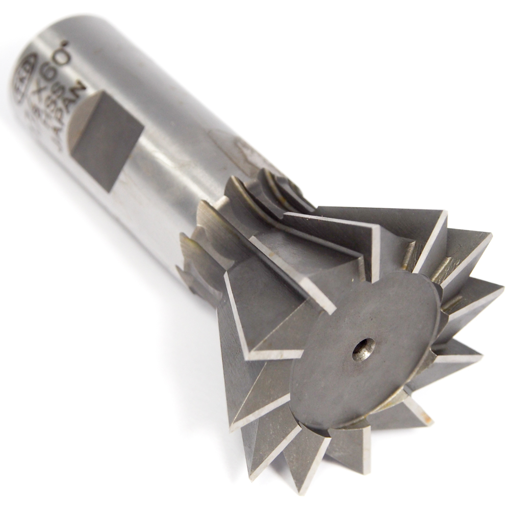 F.K.D. Dovetail Cutter 17/8 x 13/16″ Width 60° HSS 1941431 Dan's
