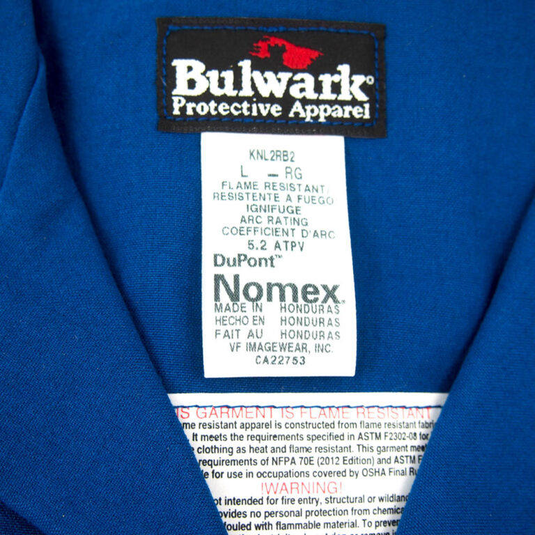 Bulwark FR KNL2RB2 Nomex® Royal Blue Lab Coat Large