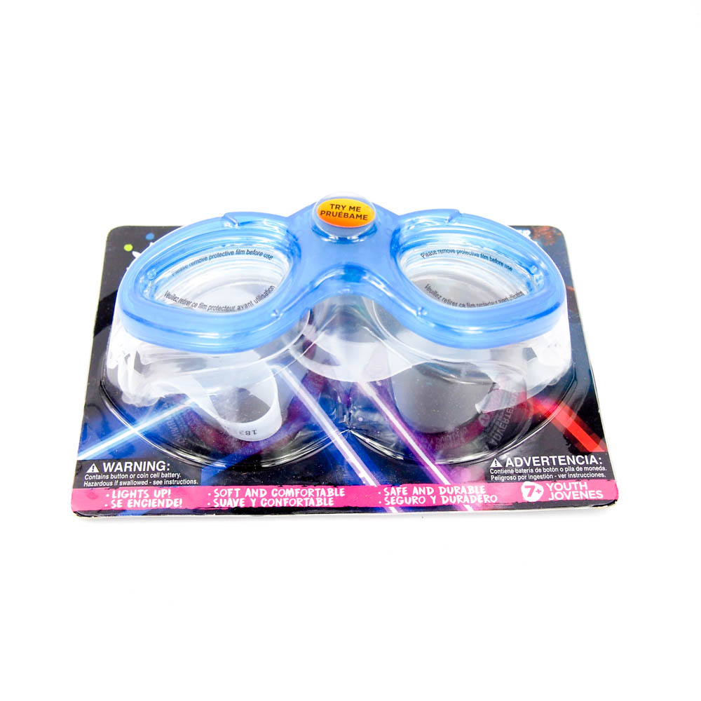 Aqua AQG13490 Youth Eye Pop LED Light Up Swim Goggles