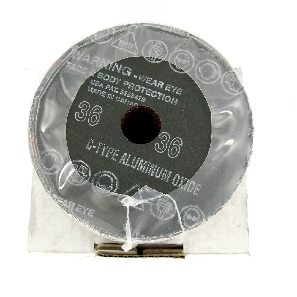 OPENBOX Sungold Abrasives 17202 36 Grit Centerhole Aluminum Oxide Fibre Disc 25 for sale online