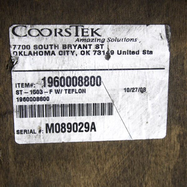 Coorstek ST-1503-F W/ TEFLON