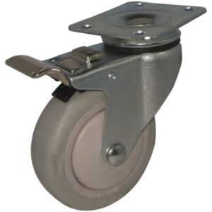 Glide Maxx GMC-SI-0142 Top Plate Swivel Caster with Brake