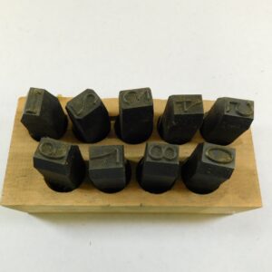 Young Bros Stamp Works 10093 heavy duty number set 5/8"