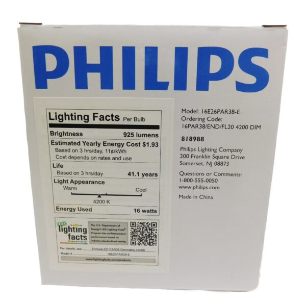 Philips 16par38/end/f22 2700 4200 dim bulb