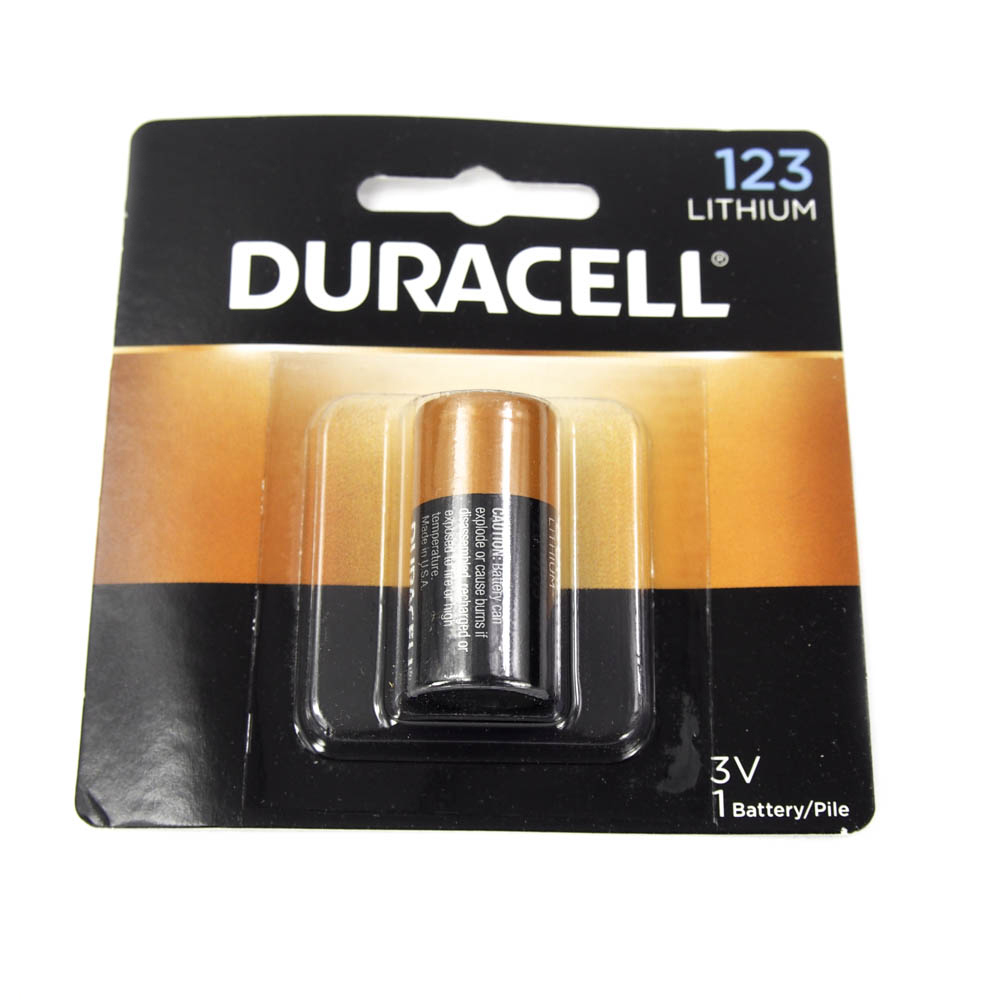 Duracell 123 lithium deals battery