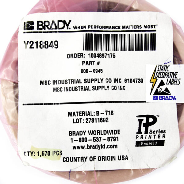 Brady 006-0945