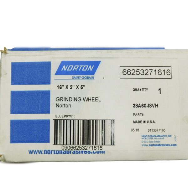 Norton 66253271616 grinding wheel