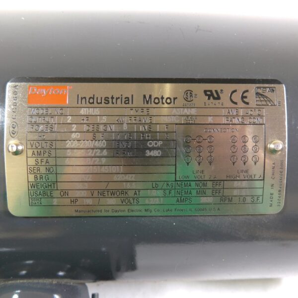 Dayton 4THU5 Motor