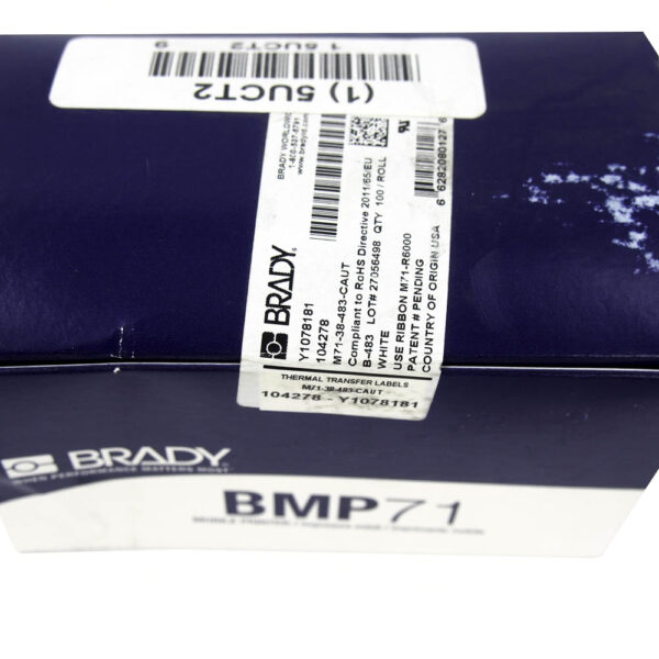 Brady M71-38-483-CAUT