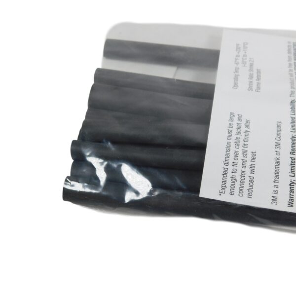 3M EPS200-1/4-6"-BLACK-10-10 PC PKS Shrink Tubes