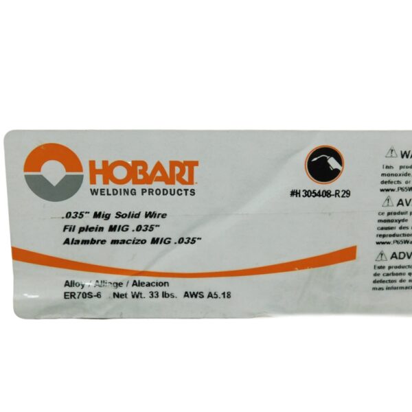 Hobart H305408-R29 Solid Wire