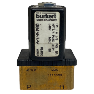 Burkert 6013 A 1/8 FKM BR Solenoid Valve