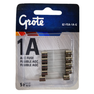 Grote 82-FSA-1A-G Glass AGC 1 AMP Fuse