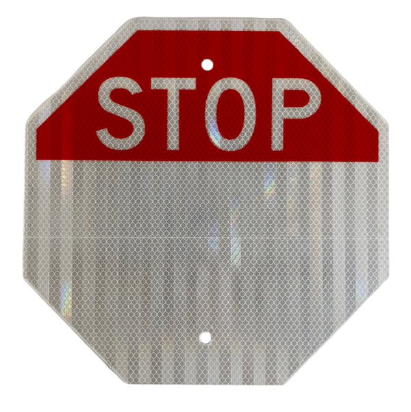 Lyle ST-100-12HA Reflective Blank 12" x 12" Stop Sign