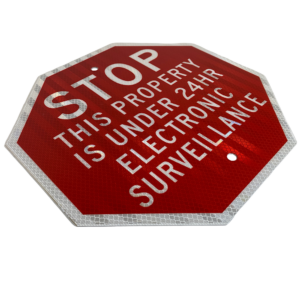 Lyle ST-030-12HA Reflective Blank 12" x 12" Stop Sign