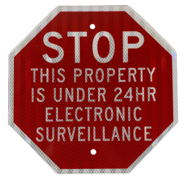 Lyle ST-030-12HA Reflective Blank 12" x 12" Stop Sign