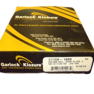 GARLOCK KLOZURE 21158-1888 Oil Seal