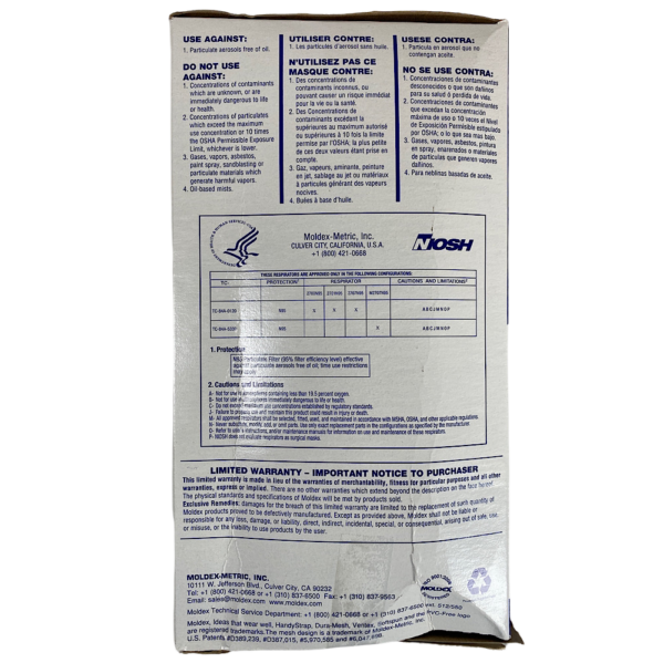 Moldex 2700N95 N95 Respirator