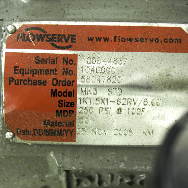 Flowserve MK3 STD