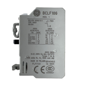 General Electric GE BCLF10G Contact Block