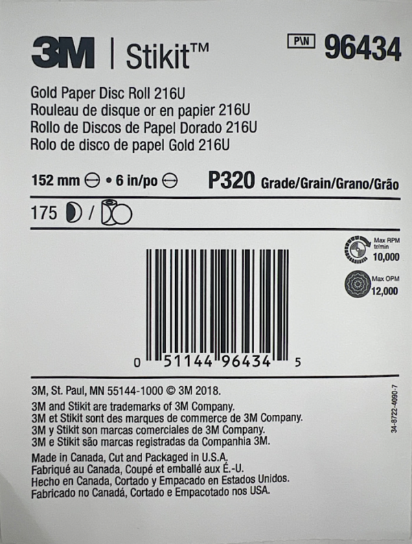 3M 96434 Sanding Discs
