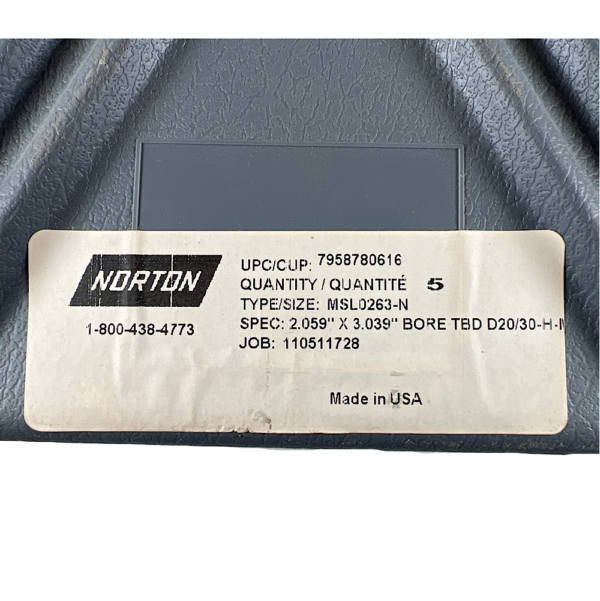 Norton MSL0263 17R Grinding Cone