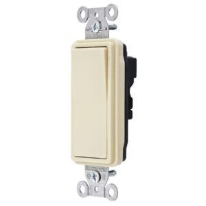 Hubbel SNAP2123LANA 3 Way Light Almond Maintained Wall Switch