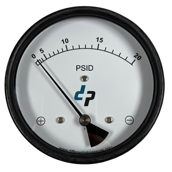 Differential Pressure Plus Inc. 200DPG-G-A-4.5-4N-1-S4-F-B-0-(20psid)-0 Pressure Gauge