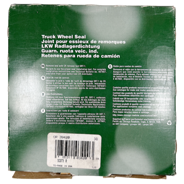 Chicago Rawhide 39420 Oil Seal