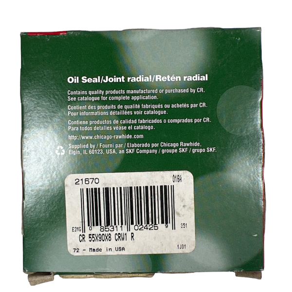 Chicago Rawhide 21670 Oil Seal