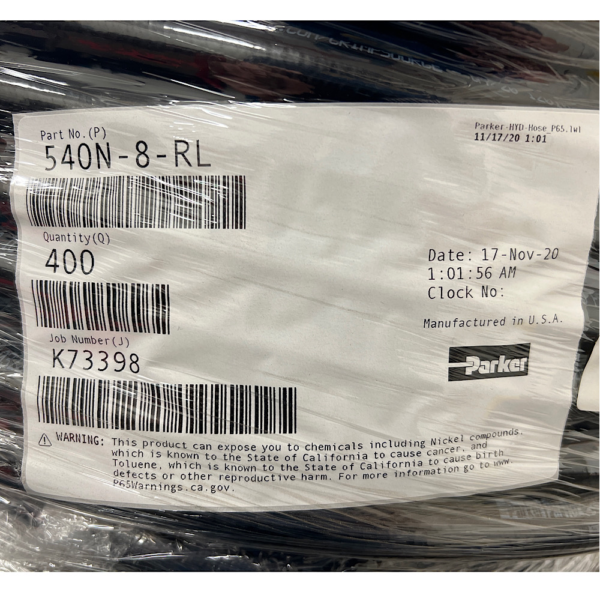 Parker 540N-8-RL Hydraulic Hose