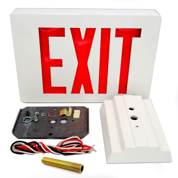 Signature LE S W 1 R EL N 1.3 Watt LED Exit Sign