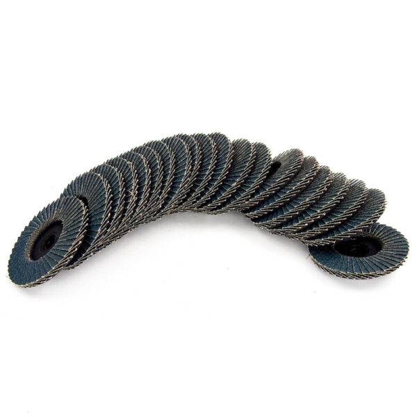 Weiler 4KM67 3" x 1/4" Mandrel Mount Flap Discs (Pack of 20)