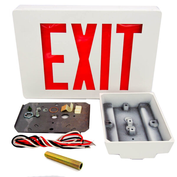 Signature LE S W 1 R EL N 1.3 Watt LED Exit Sign