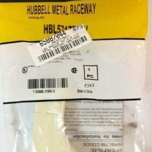 Hubbell HBL5717BRIV 3.33" x 3.33" x 0.91" Steel Raceway