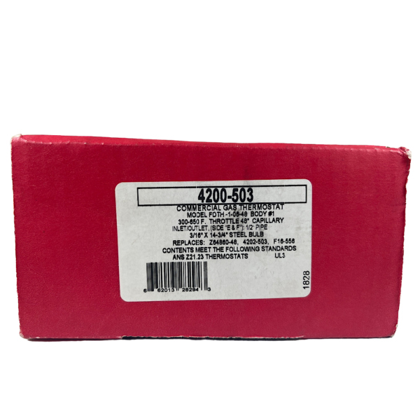 Robert Shaw 4200-503 Gas Cooking Control