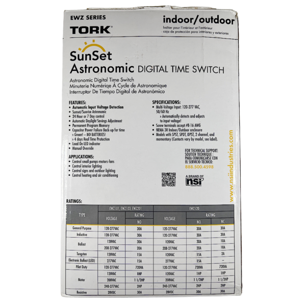 Tork EWZ201C Electronic Timer