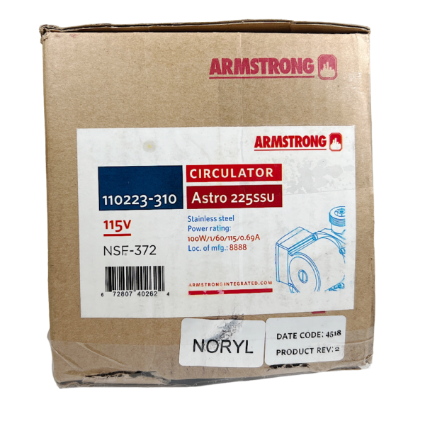 Armstrong 110223-310 Circulator Pump