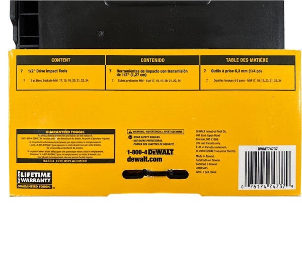 DeWALT DWMT74737 Socket